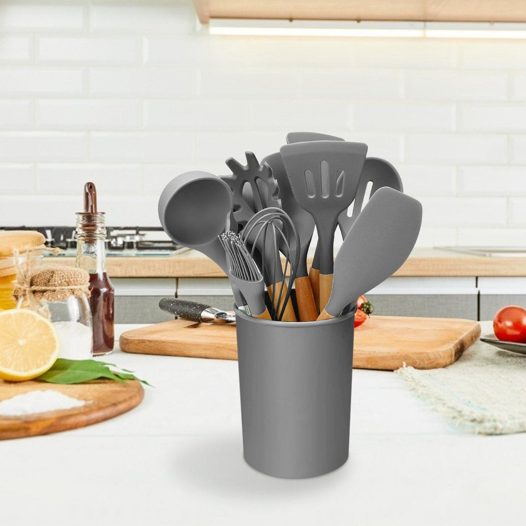 Lisslune | 11-Piece: Silicone Cookware Set