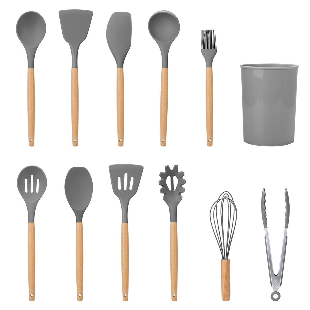 Lisslune | 11-Piece: Silicone Cookware Set