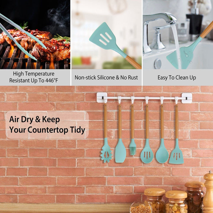 Lisslune | 11-Piece: Silicone Cookware Set