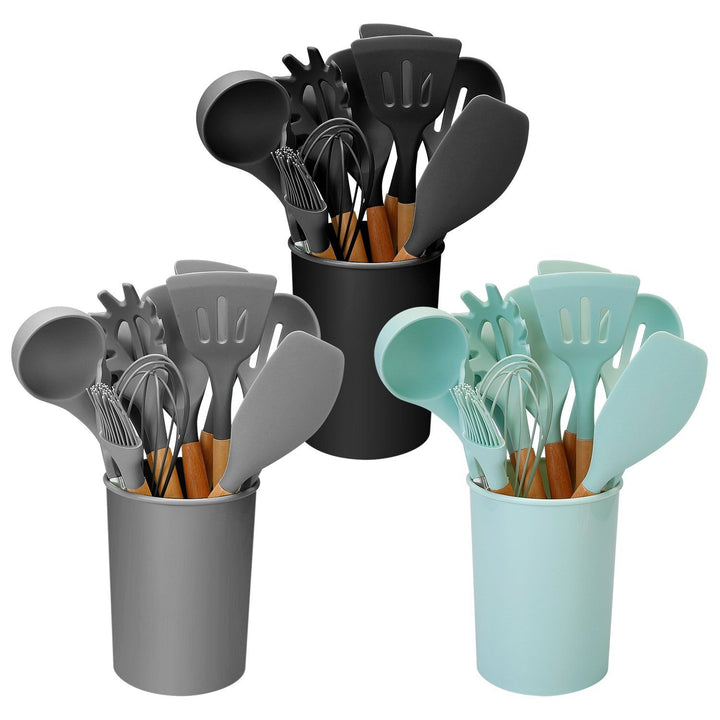Lisslune | 11-Piece: Silicone Cookware Set