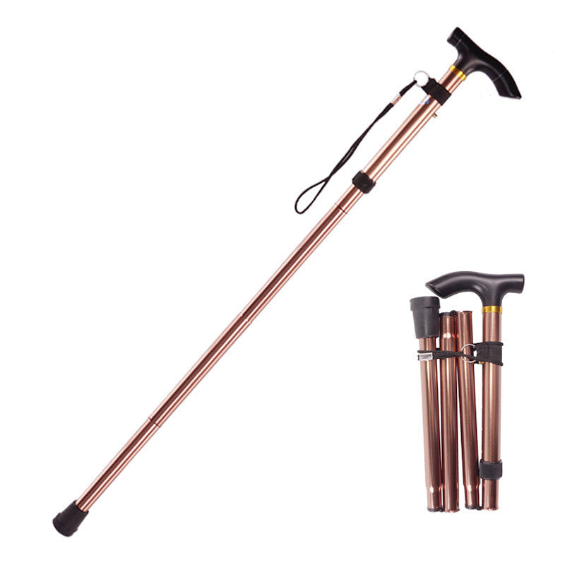 Lisslune | Folding Walking Stick for Seniors and Persons with Disabilities