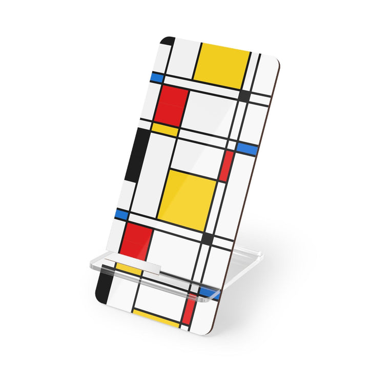 Lisslune | Geometric Elegance Mobile Stand - Artistic Design