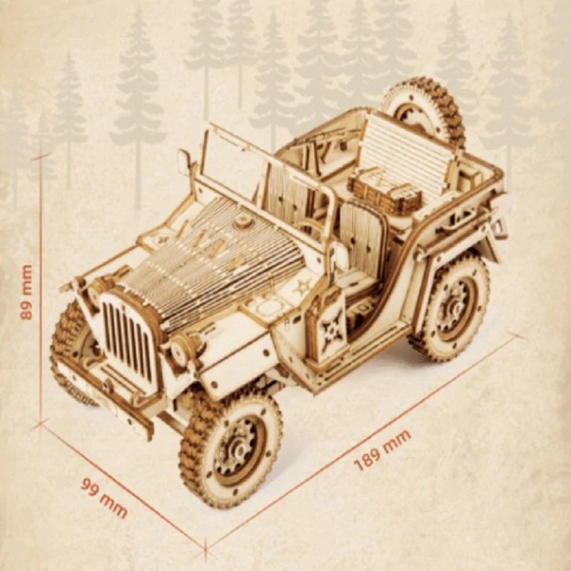 Lisslune | Super Wood Mechanical Model Puzzle Set