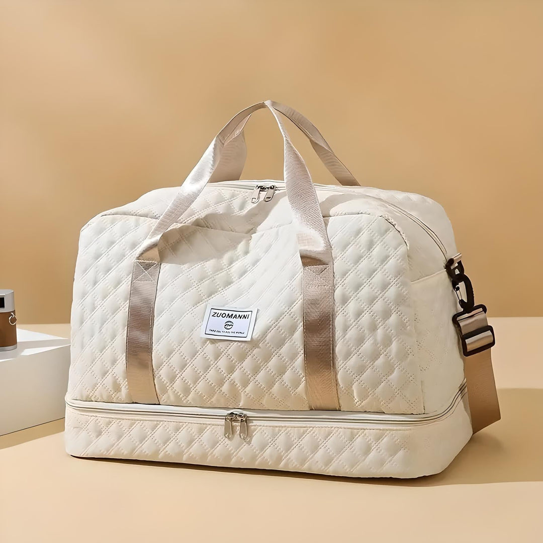Lisslune | Spacious Weekender Duffle Bag | Water-Resistant, Multi-Compartment & Ideal for Short Trips and Gym Sessions