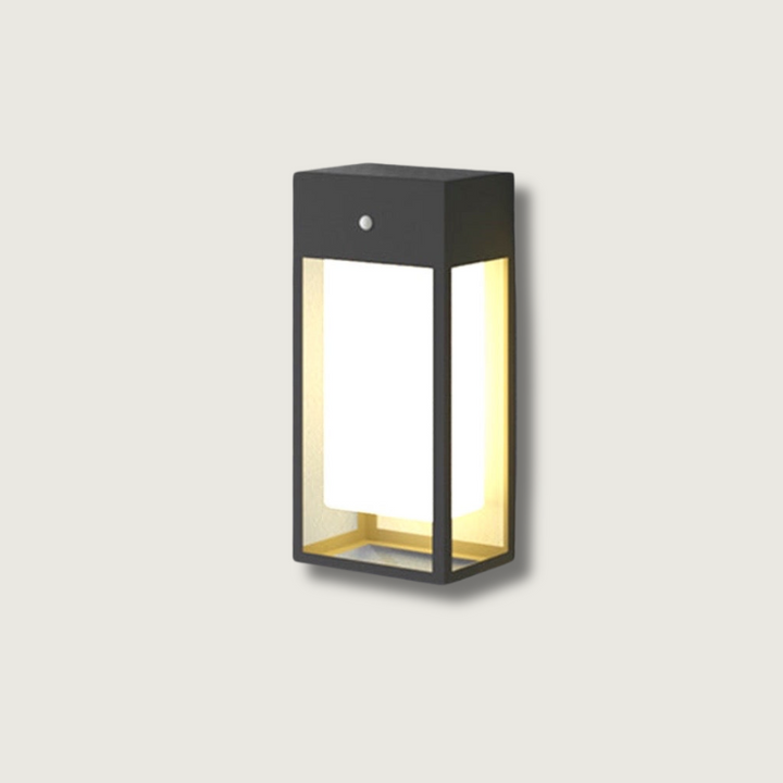 Lisslune | SolarAura – Smart Solar Wall Lamp for the Garden