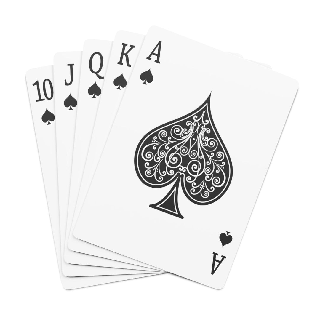 Lisslune | Valentine's Red Heart Poker Deck - Romantic Playing Cards for Card Game Lovers