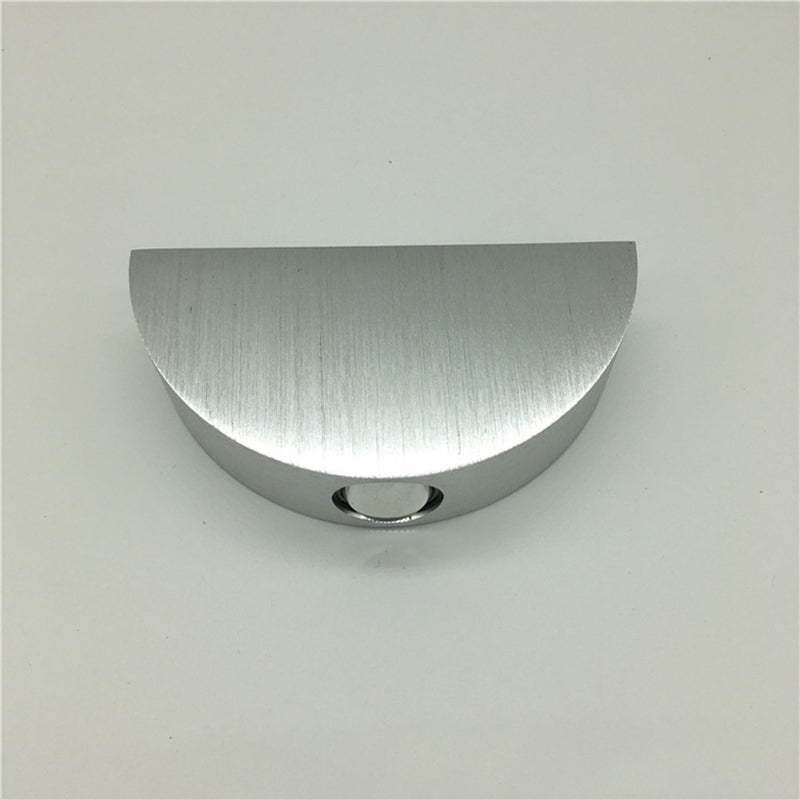 Lisslune | Silver Half-Circle Wall Light Kit Minimalist Aluminum LED Wall Lighting in Blue/Red/Multi-Colored Light