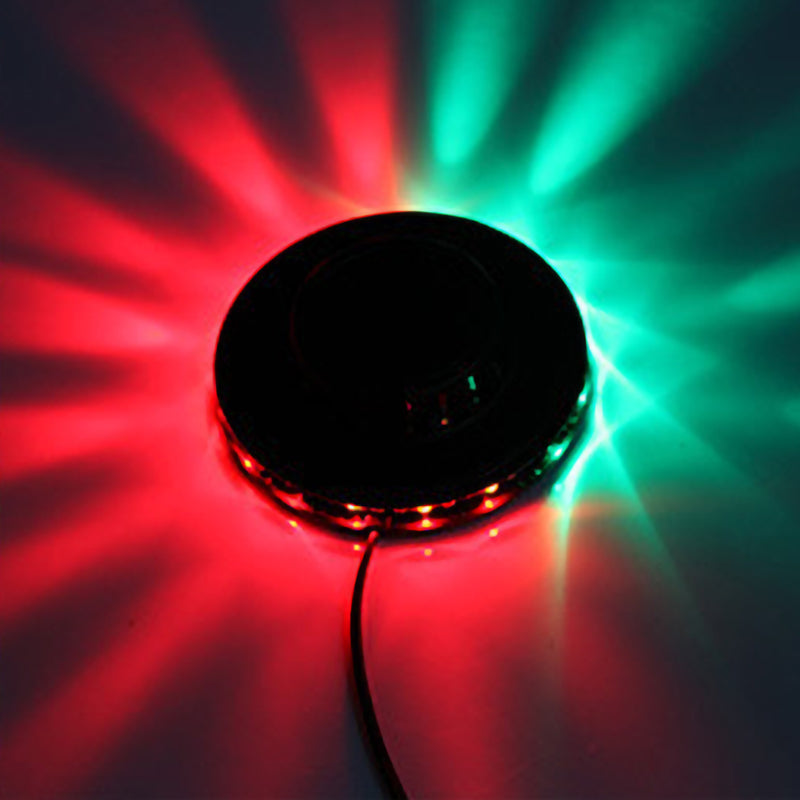 Lisslune | UFO Karaoke Bar Wall Lighting Metal Modernist RGB Color Flashing LED Wall Mounted Fixture in Black/White