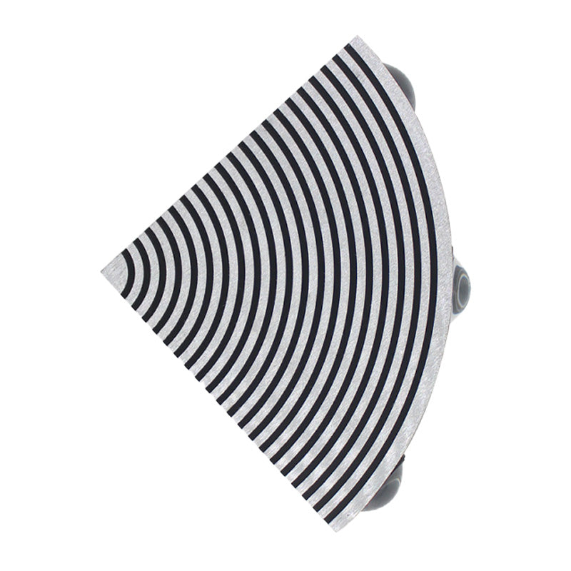 Lisslune | Modernist WIFI Distorted Wall Lamp Metal Bedroom LED Recessed Wall Light in Black and Silver, Purple/Green/Yellow Light