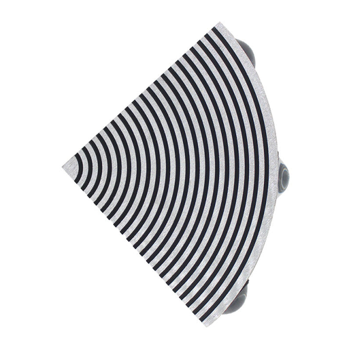 Lisslune | Modernist WIFI Distorted Wall Lamp Metal Bedroom LED Recessed Wall Light in Black and Silver, Purple/Green/Yellow Light