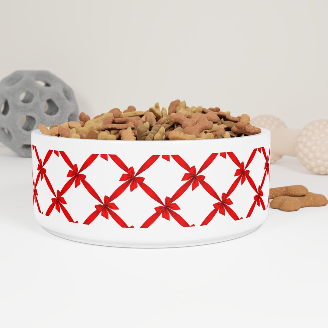 Lisslune | Elegant handcrafted ceramic pet bowls with distinctive print design