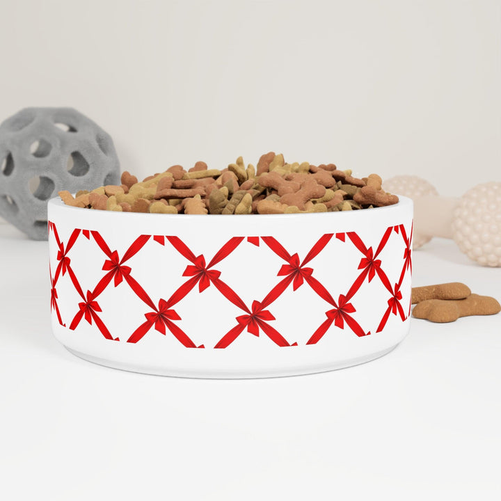 Lisslune | Elegant handcrafted ceramic pet bowls with distinctive print design
