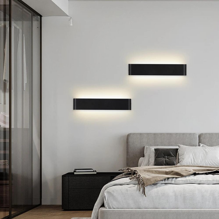 Lisslune | Nordic LED Wall Light - Modern Brushed Aluminum Indoor Wall Light