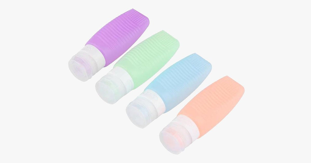 Lisslune | Brush Cleaner & Travel Bottle - Made of Silicone - Refillable, 48 ml