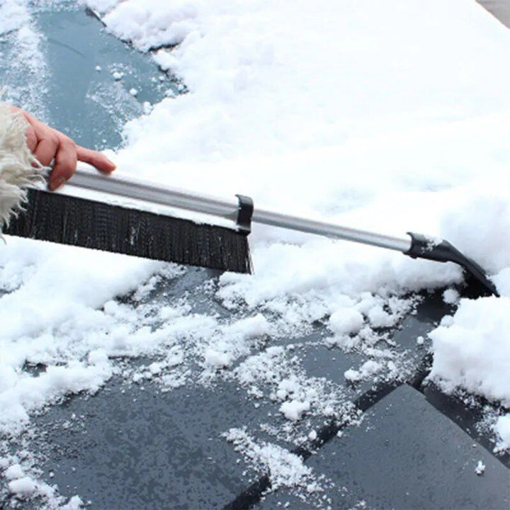 Lisslune | Expandable Car Ice Scraper with Snow Brush: Quick and Efficient Winter Cleaning