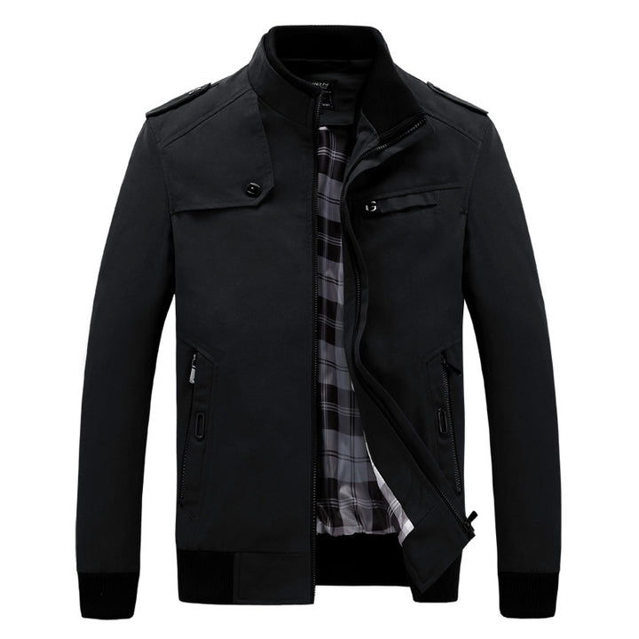 Men's stylish casual jacket in modern biker style Lisslune