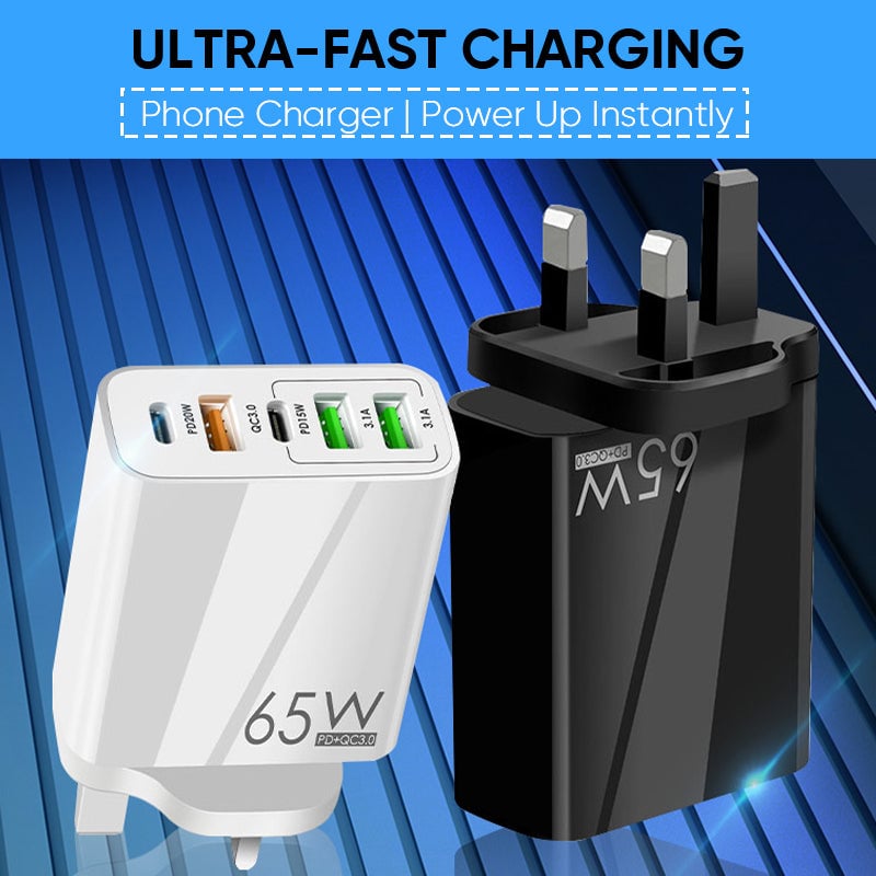Lisslune | Multi-Port-Adapter 65W Fast Charger - US Standard