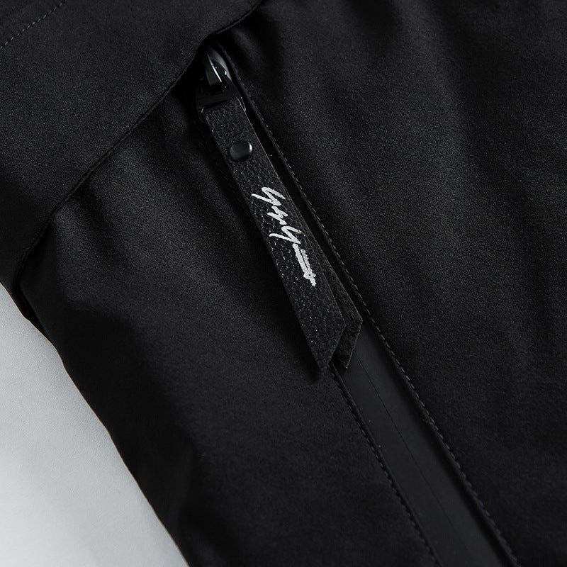 Men's Multifunctional Outdoor Jacket with Adjustable Hood and Practical Pockets Lisslune
