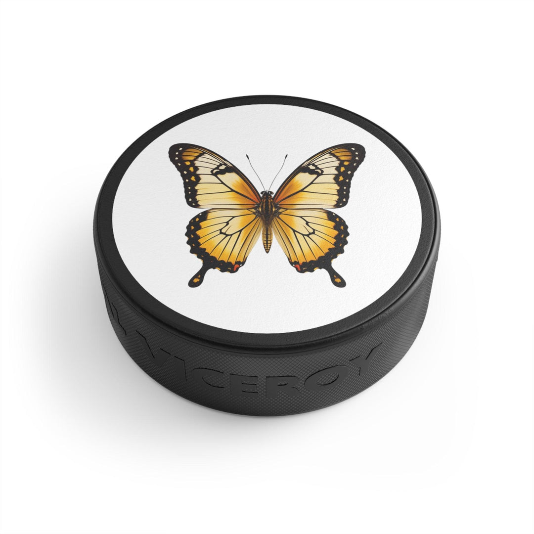 Lisslune | Elite Custom Black Hockey Puck: Luxury Fan Essentials