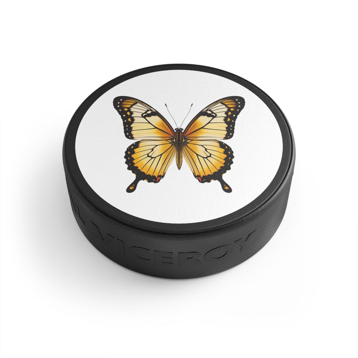 Lisslune | Elite Custom Black Hockey Puck: Luxury Fan Essentials