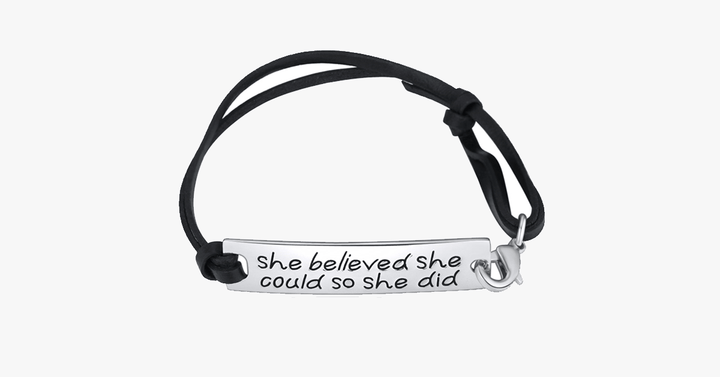Lisslune | She believed she could, so she did Bracelet