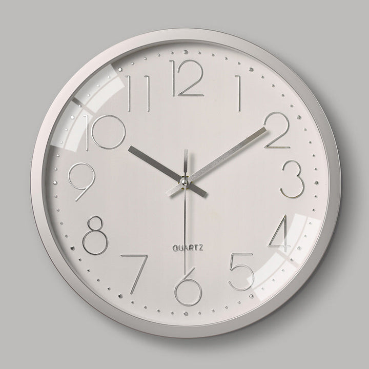 Lisslune | Simple Design 3D Silent Classroom Wall Clock 30 cm