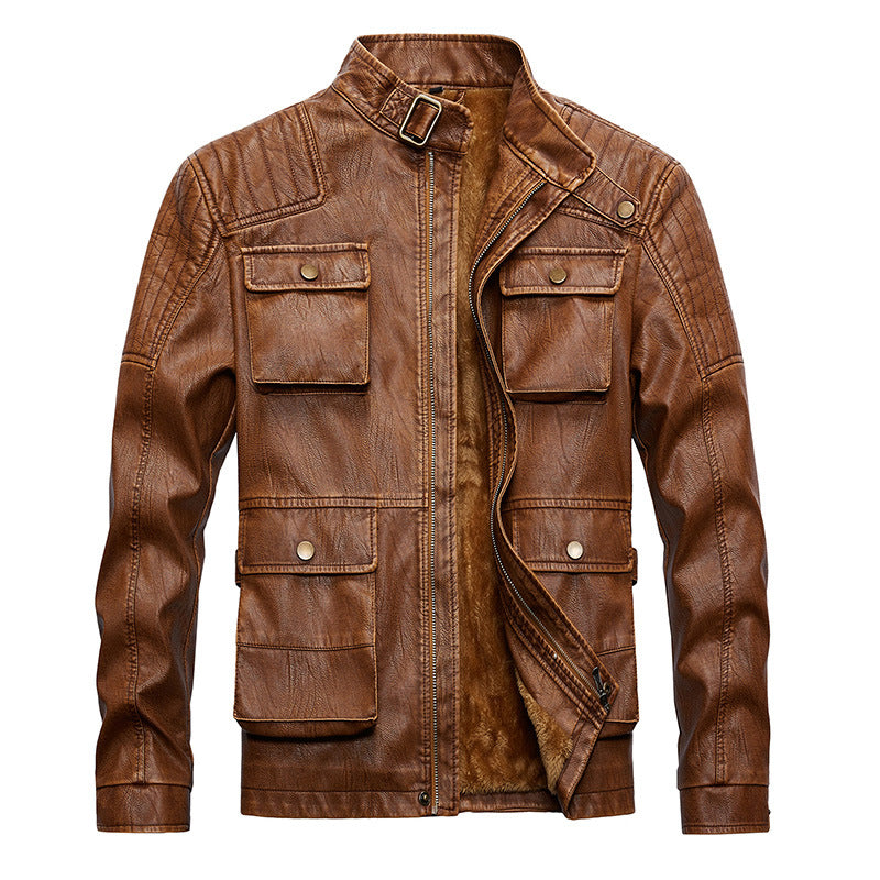 Men's versatile utility jacket with practical pockets Lisslune
