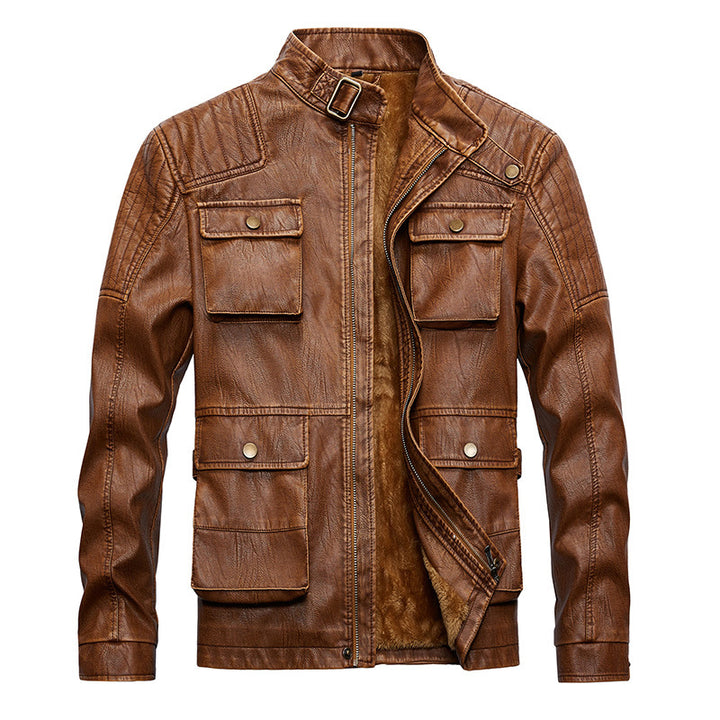 Men's versatile utility jacket with practical pockets Lisslune