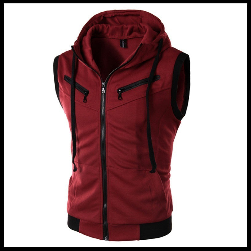 Men's Sports Hoodie Vest Lisslune