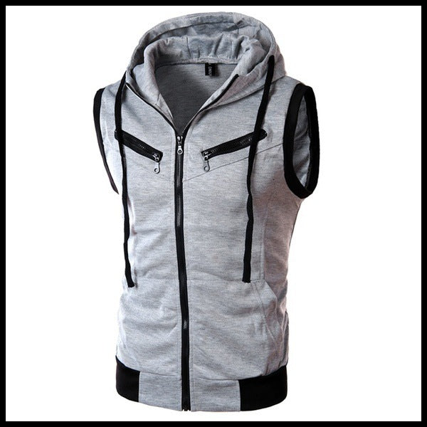 Men's Sports Hoodie Vest Lisslune