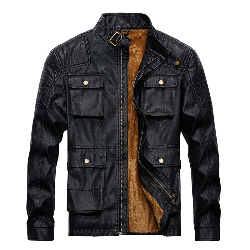 Men's versatile utility jacket with practical pockets Lisslune