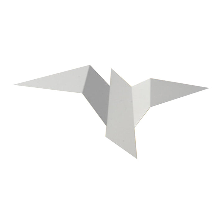 Lisslune | Metallic Bird-like Wall Light Modernist White/Black/Gold Finish LED Wall Lamp Fixture in White/Warm/Natural Light