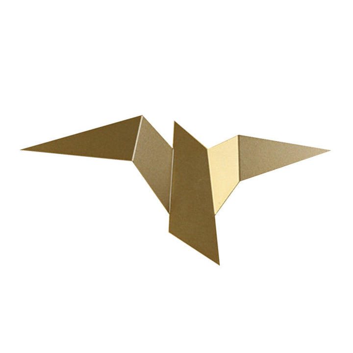 Lisslune | Metallic Bird-like Wall Light Modernist White/Black/Gold Finish LED Wall Lamp Fixture in White/Warm/Natural Light