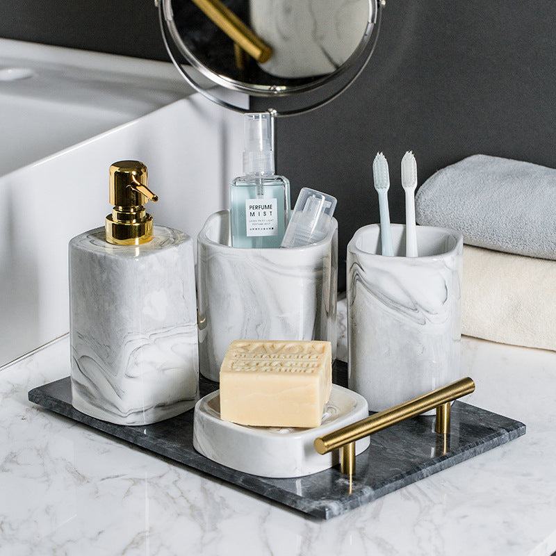 Rynx Nordic Marble Bathroom Set