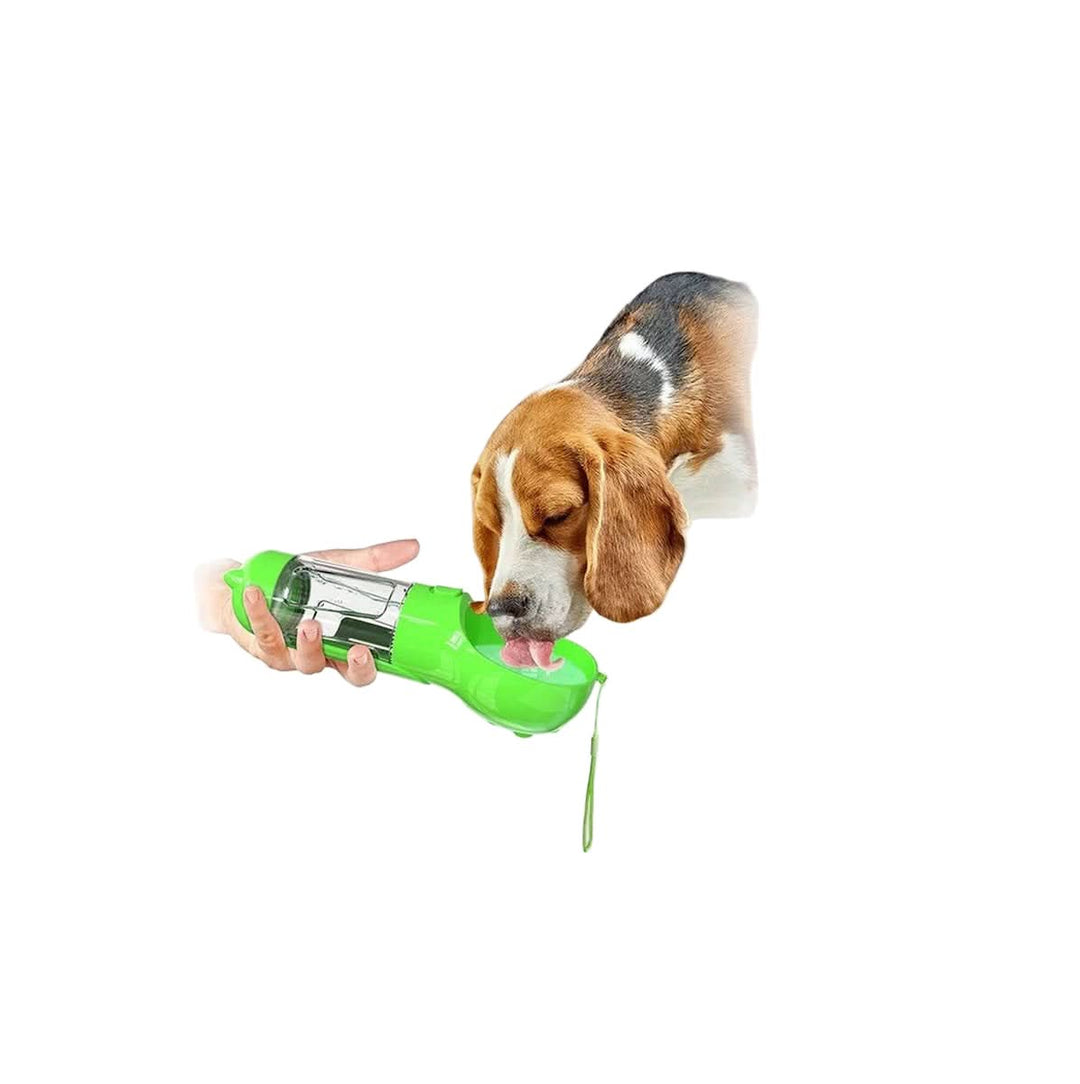 Lisslune | Snackbuddy Pro – 2-in-1 Water & Food Bottle with Poop Bag Holder