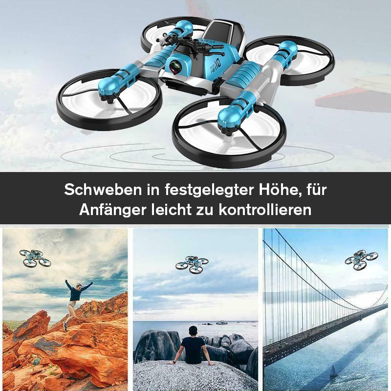 Lisslune | 2.4 G Remote Deformed Motorcycle, Drone