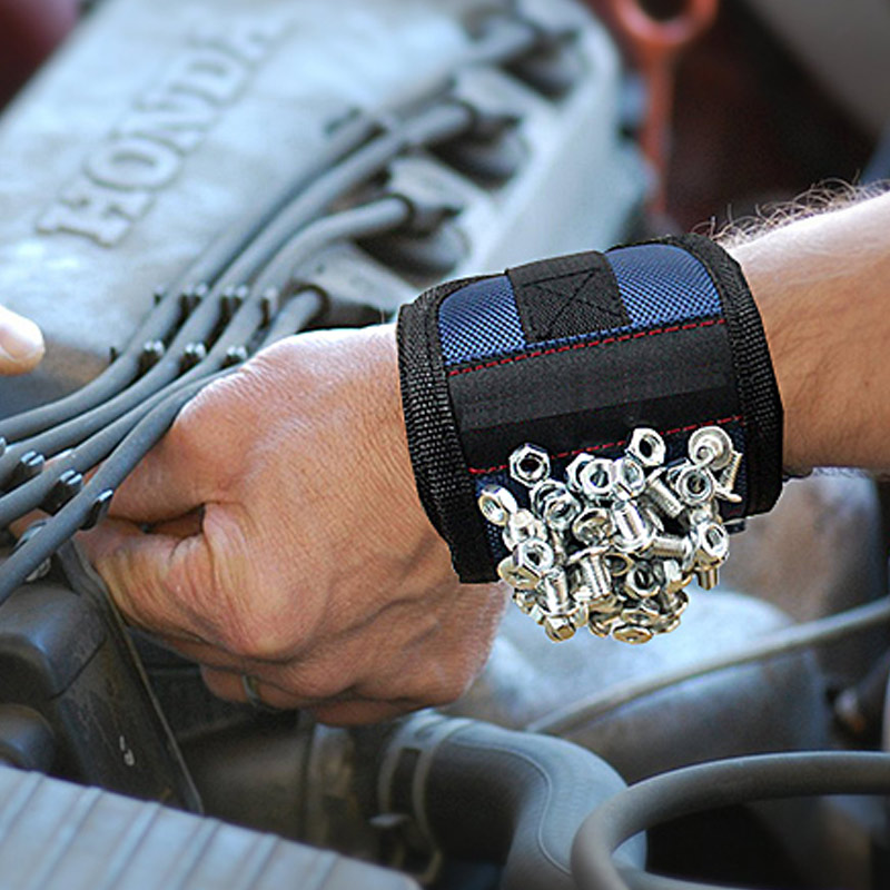 Lisslune | Magnetic Tool Holder Bracelet for Screws and Nails