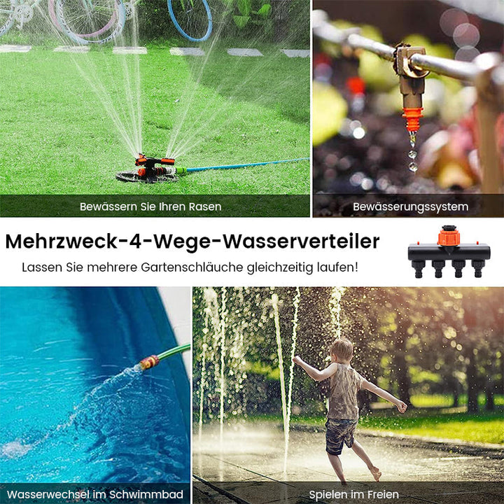 Lisslune | Four-way valve actuator for outdoor use with switch