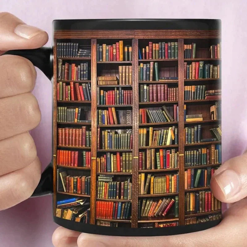 Lisslune | 3D bookshelf mug