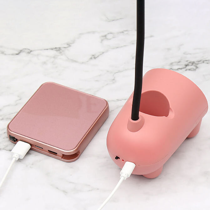 Lisslune | Creative LED Touch Lamp with Pen Holder | USB Charging Function | Desk Lamp | Children's Room Decor