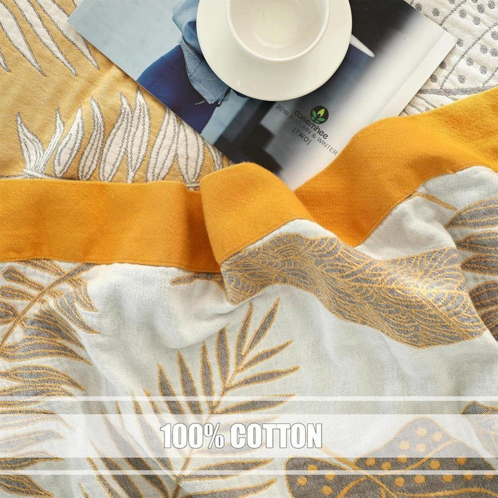 Lisslune | Leafy Whisper Summer Blanket