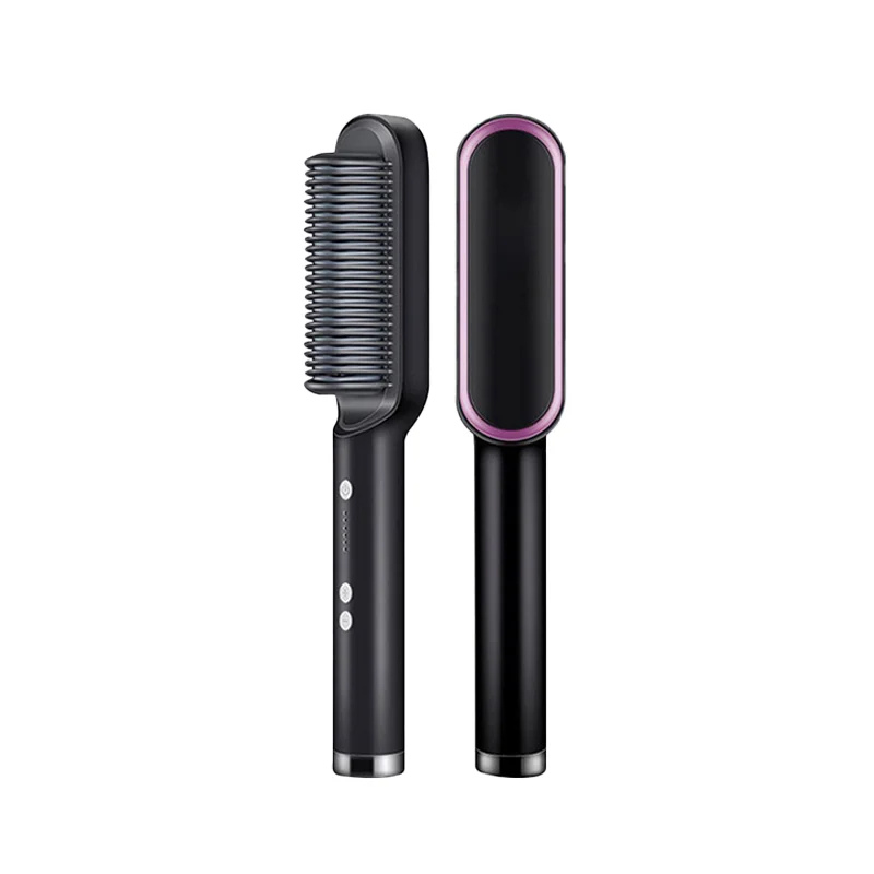 Lisslune | Heated Hair Straightening Brush with LED Display