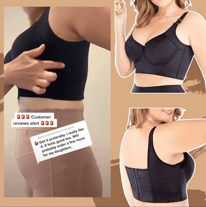 Lisslune | Bra shapewear with deep cups – supportive and flattering design – all-day comfort – wall clock