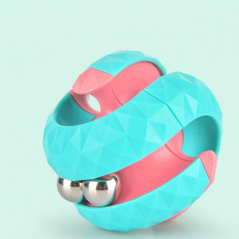 Lisslune | Creative Finger Spinner Decompression Toy with Rolling Ball