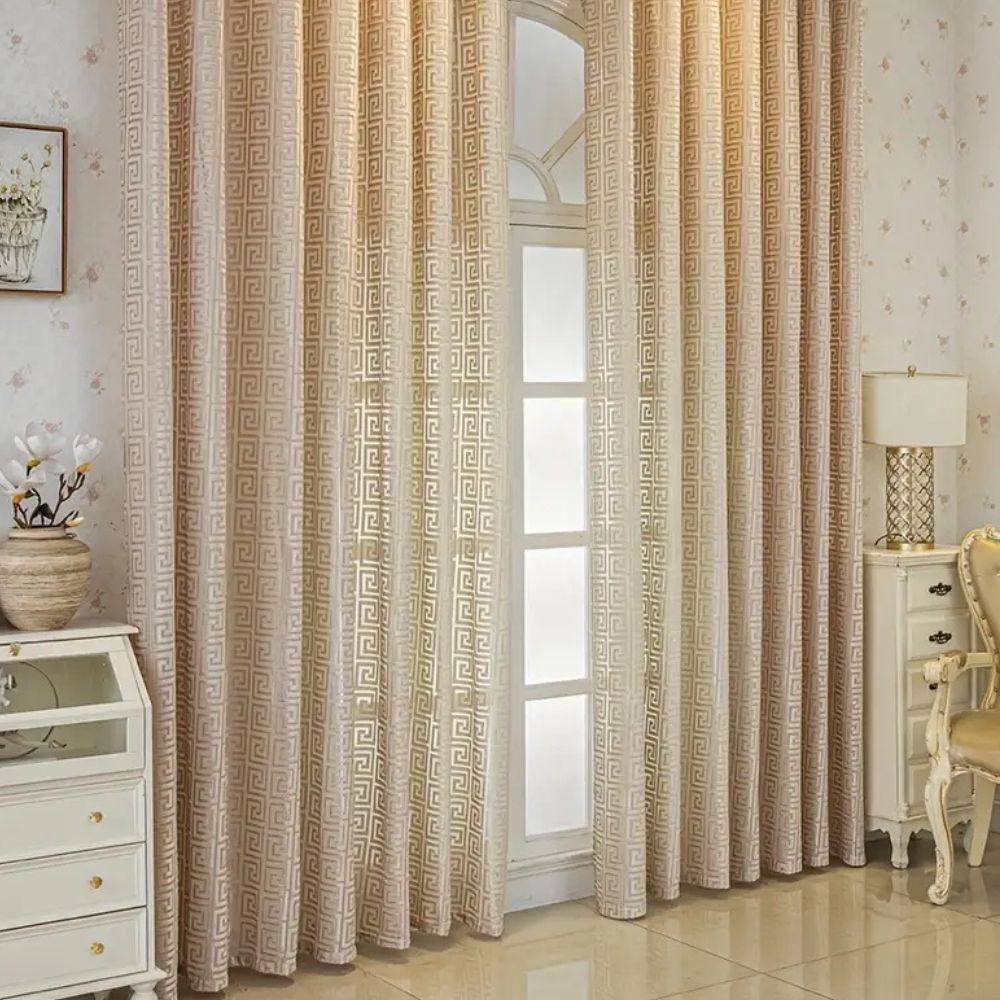 Lisslune | Imperial Maze Embroidered Curtain