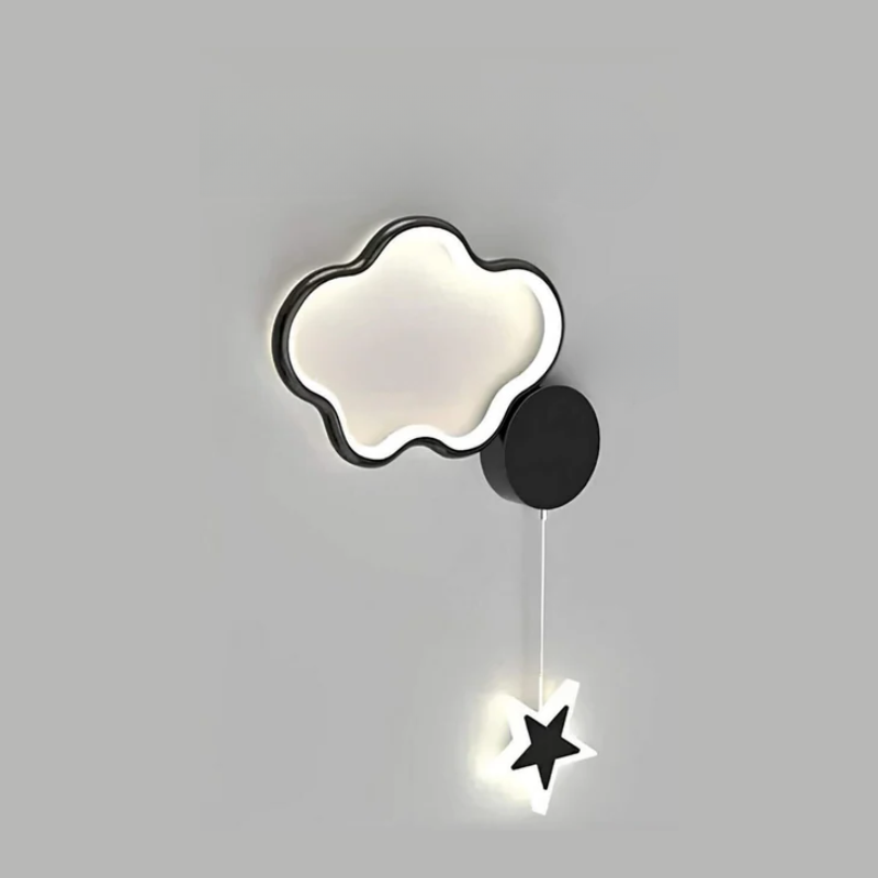 Lisslune | DreamLight | Magical Wall Lamp with Clouds, Stars and Moon