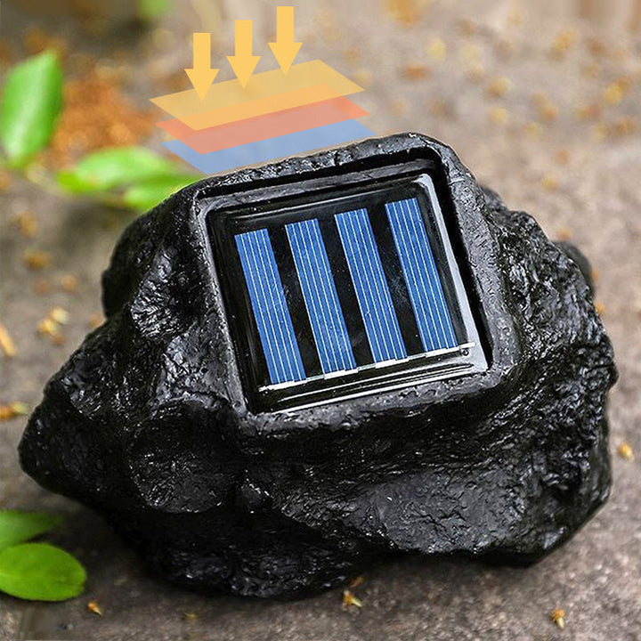 Lisslune | Solar Outdoor Lawn Decorative Stone Lights