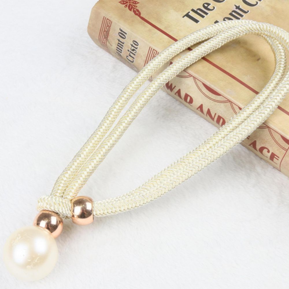 Lisslune | Lustrous Pearl Curtain Tie Back | 2 Pcs Set