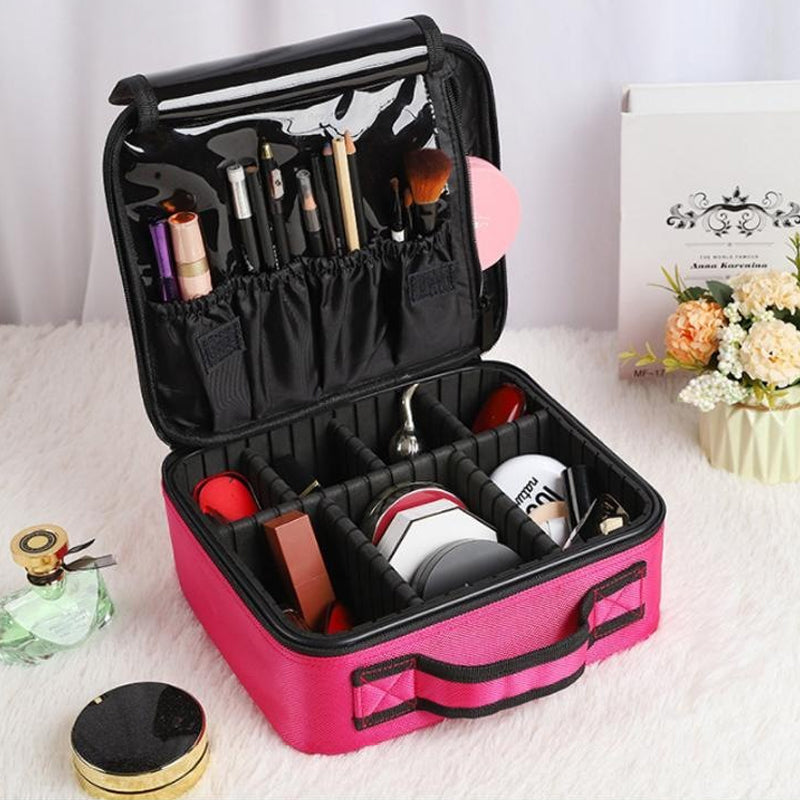 Lisslune | Makeup Cosmetic Storage Bag with Adjustable Compartment