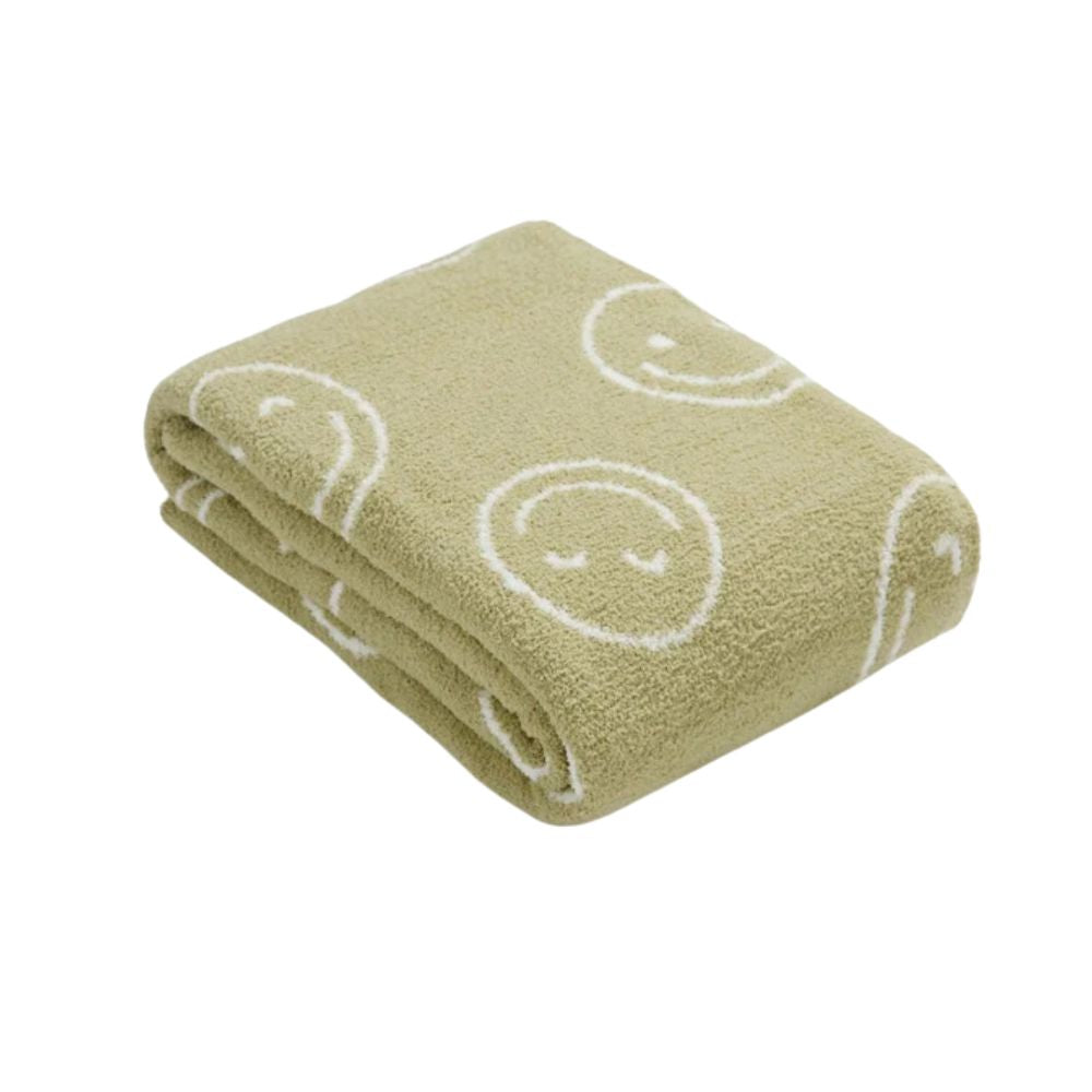 Lisslune | Smiley Face Plush Blanket